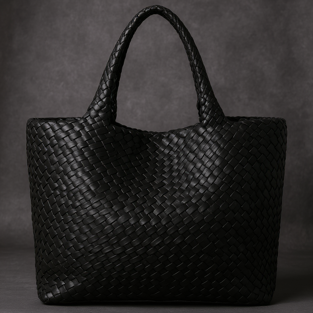 Summer Handwoven Leather Tote