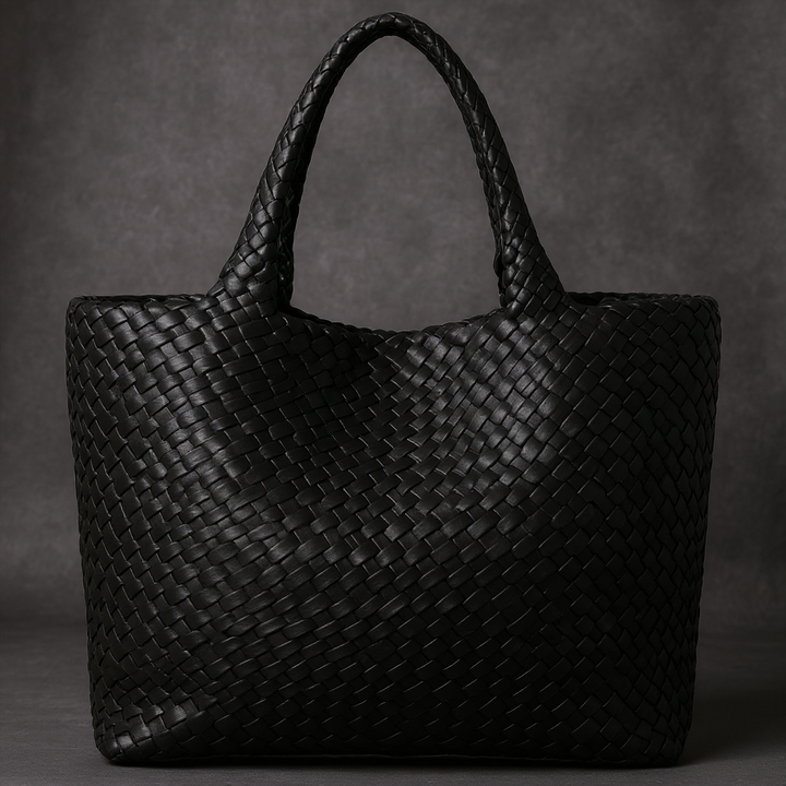 Summer Handwoven Leather Tote