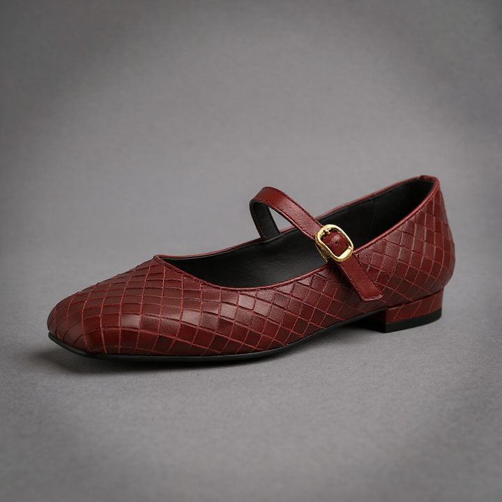 Dana Woven Mary Jane Flat