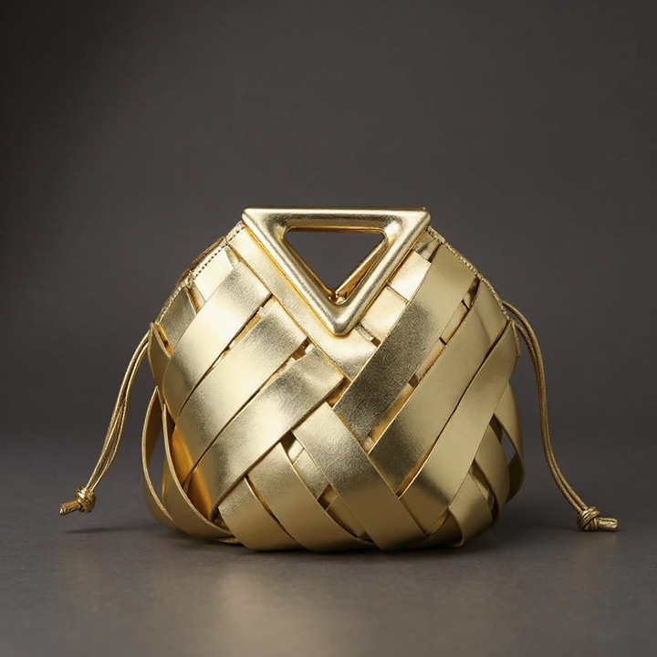 Summer Handwoven Mini Bucket Bag