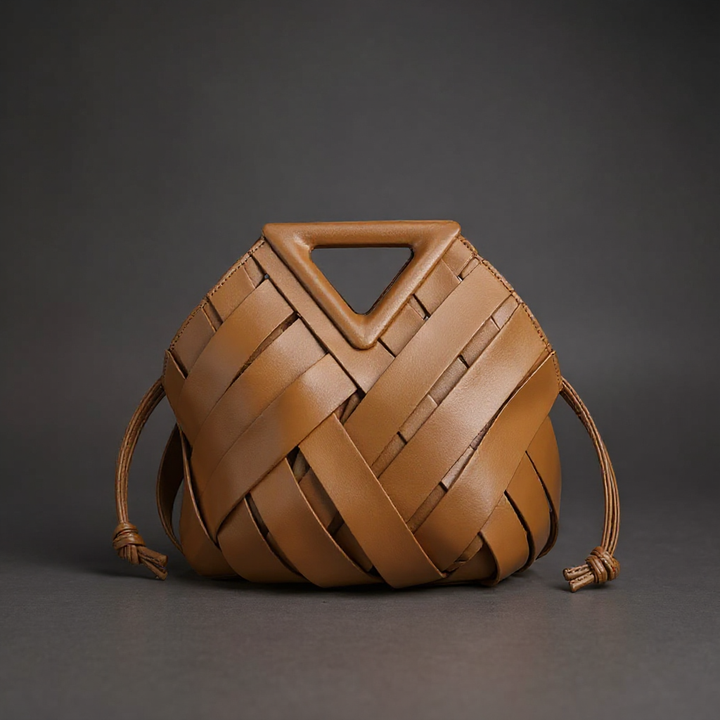 Summer Handwoven Mini Bucket Bag