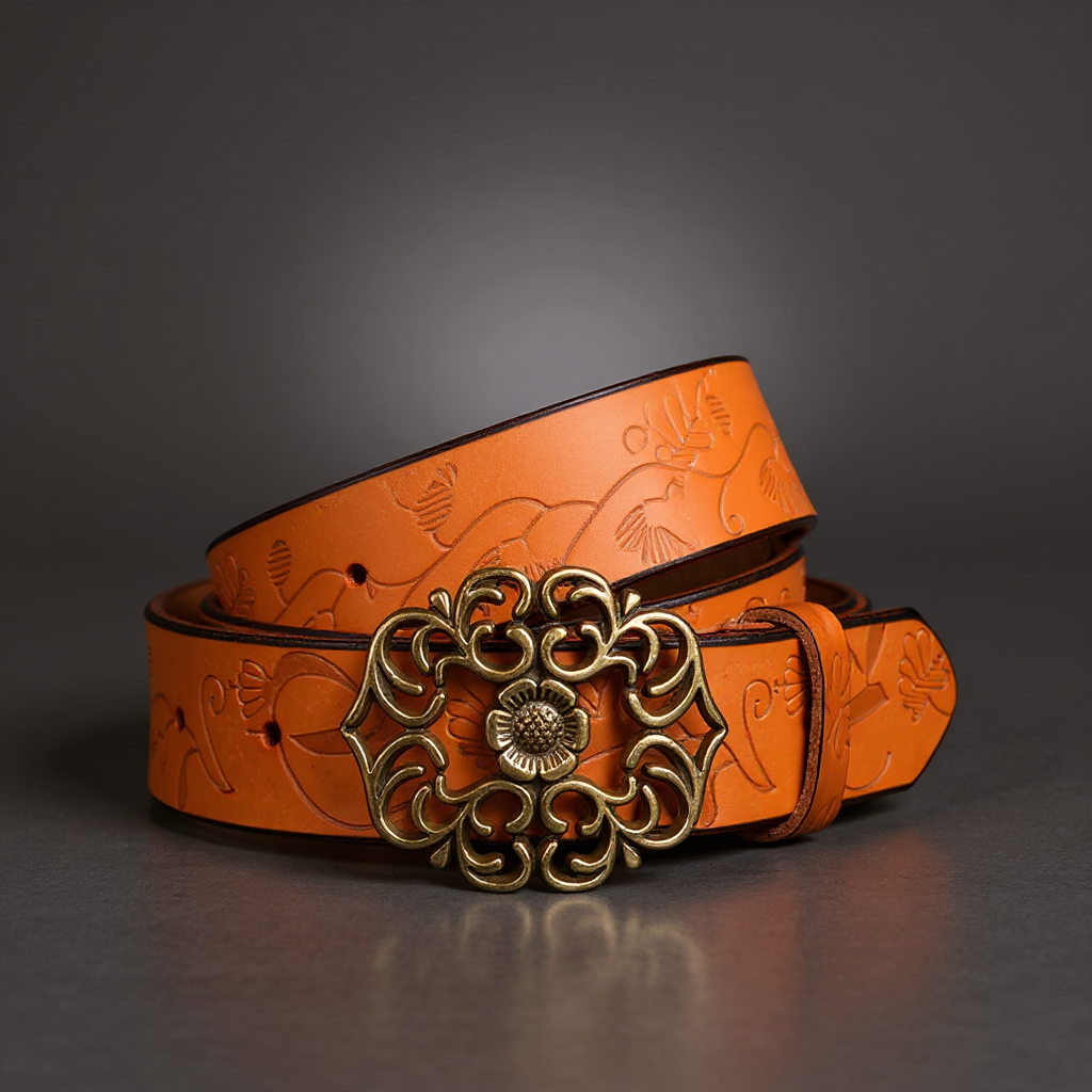 Reese Floral Buckle Belt