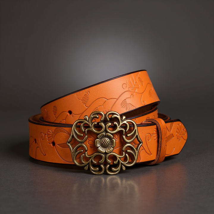 Reese Floral Buckle Belt