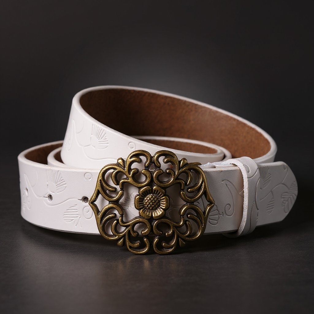 Reese Floral Buckle Belt