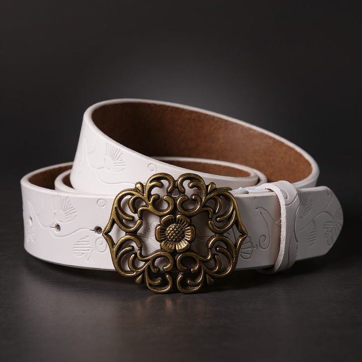 Reese Floral Buckle Belt
