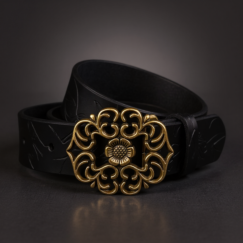 Reese Floral Buckle Belt