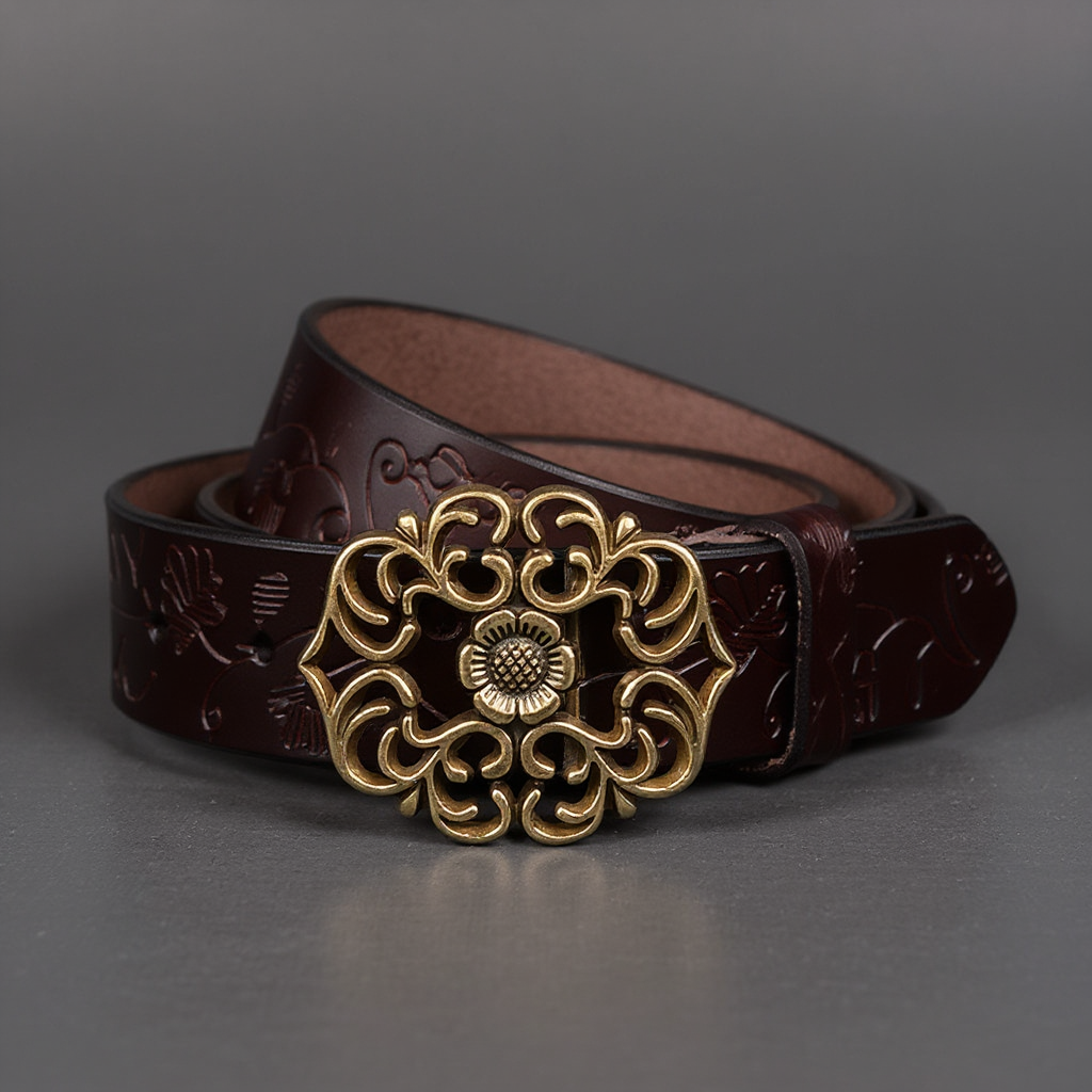 Reese Floral Buckle Belt