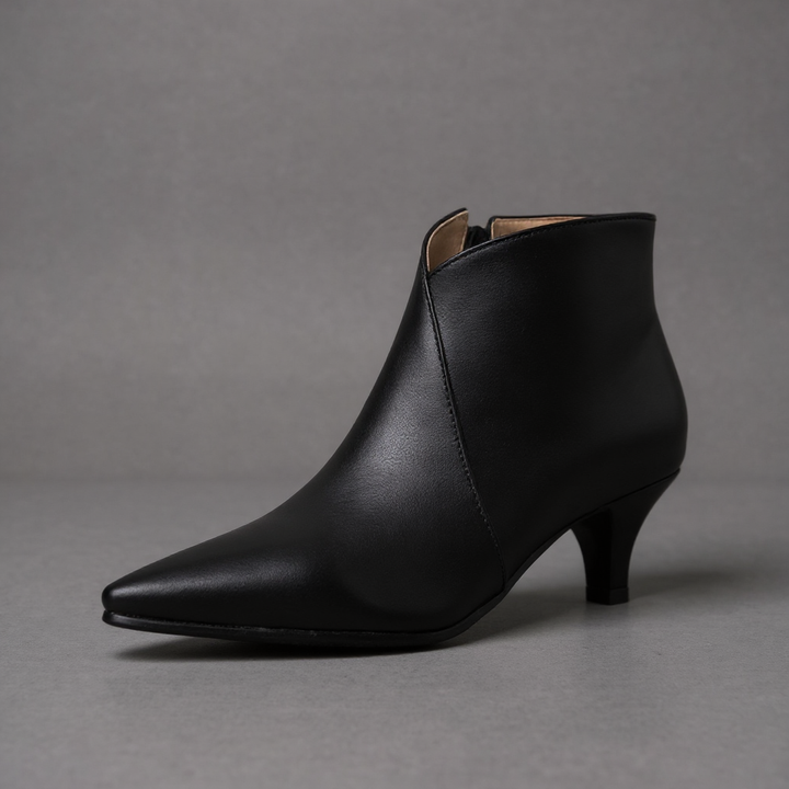 Brittany Kitten Heel Ankle Boot