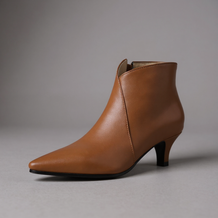 Brittany Kitten Heel Ankle Boot