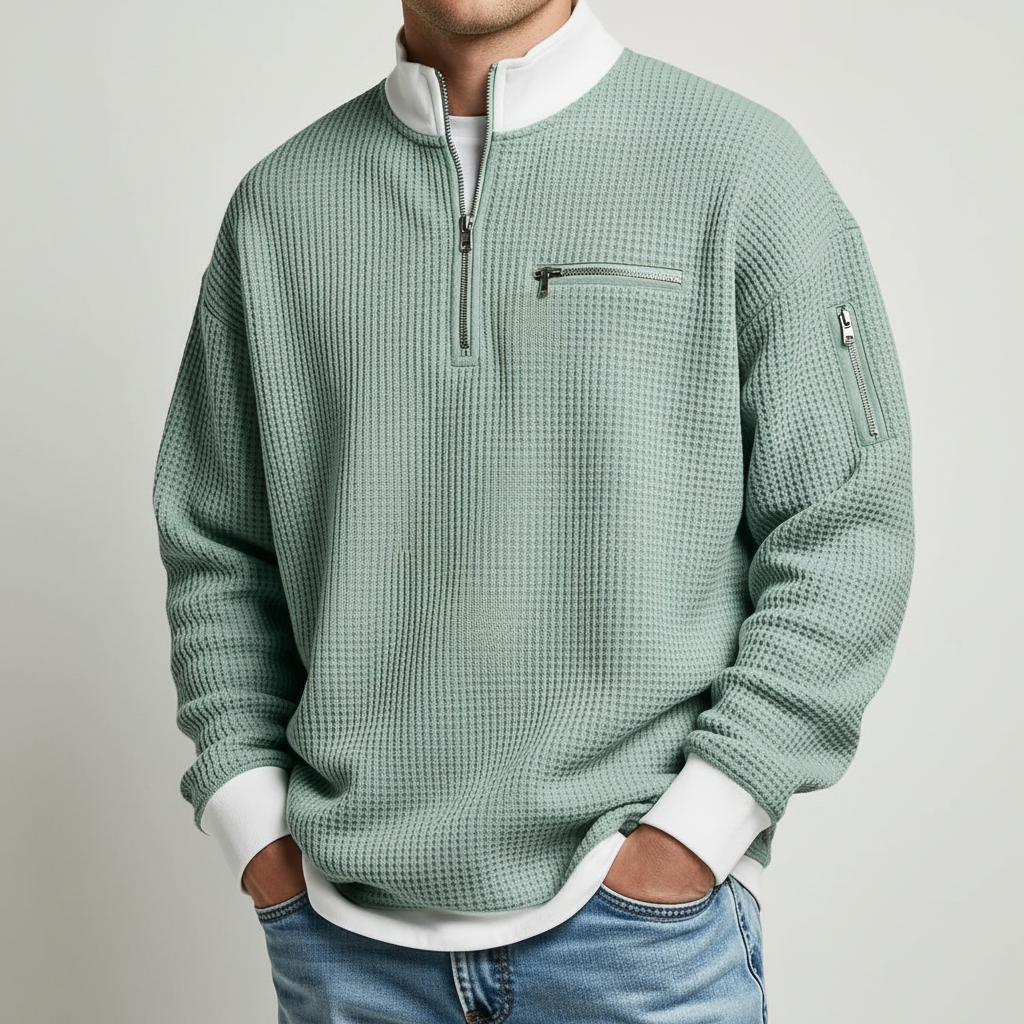 Blake Waffle Knit Sweater
