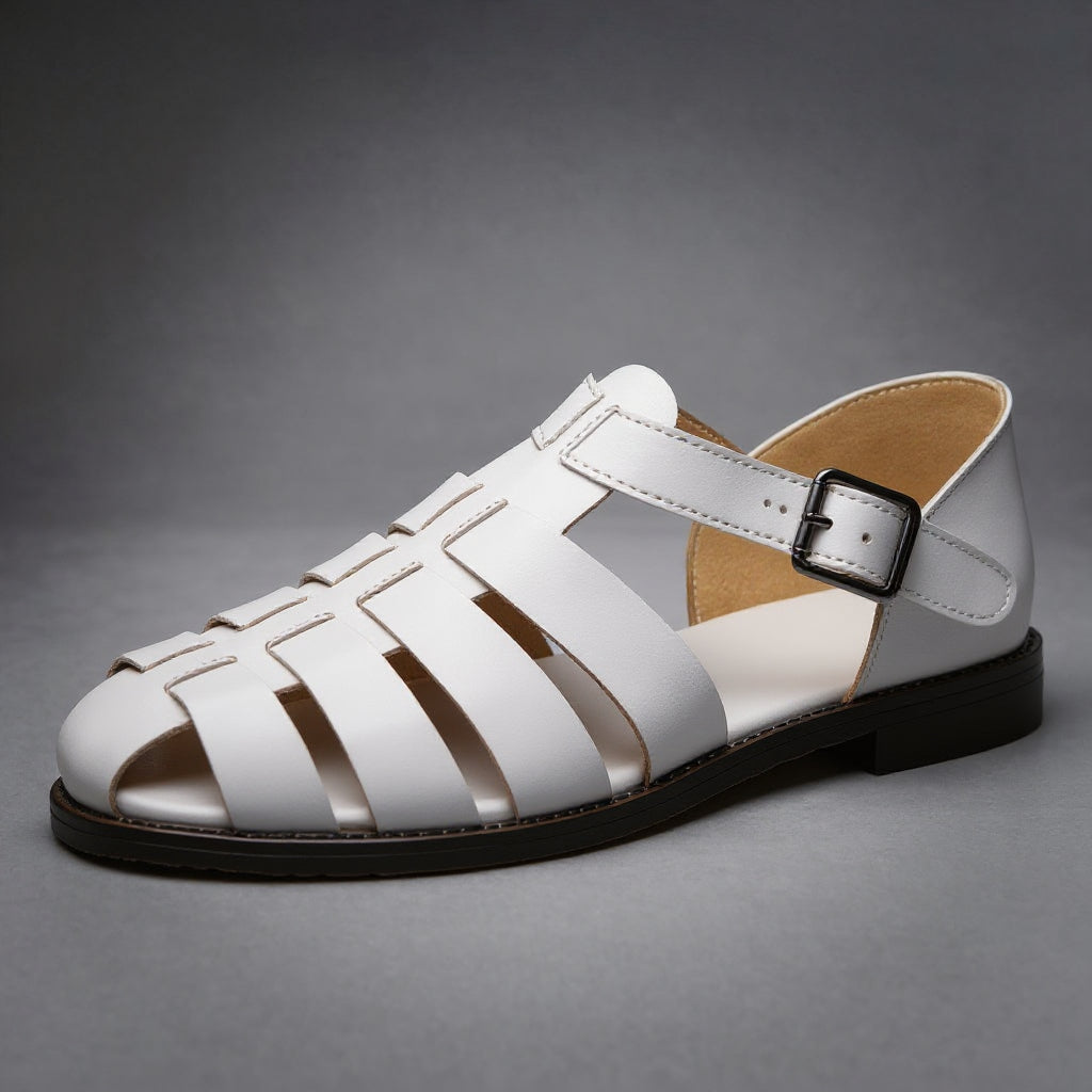 Olivia Leather Fisherman Sandal