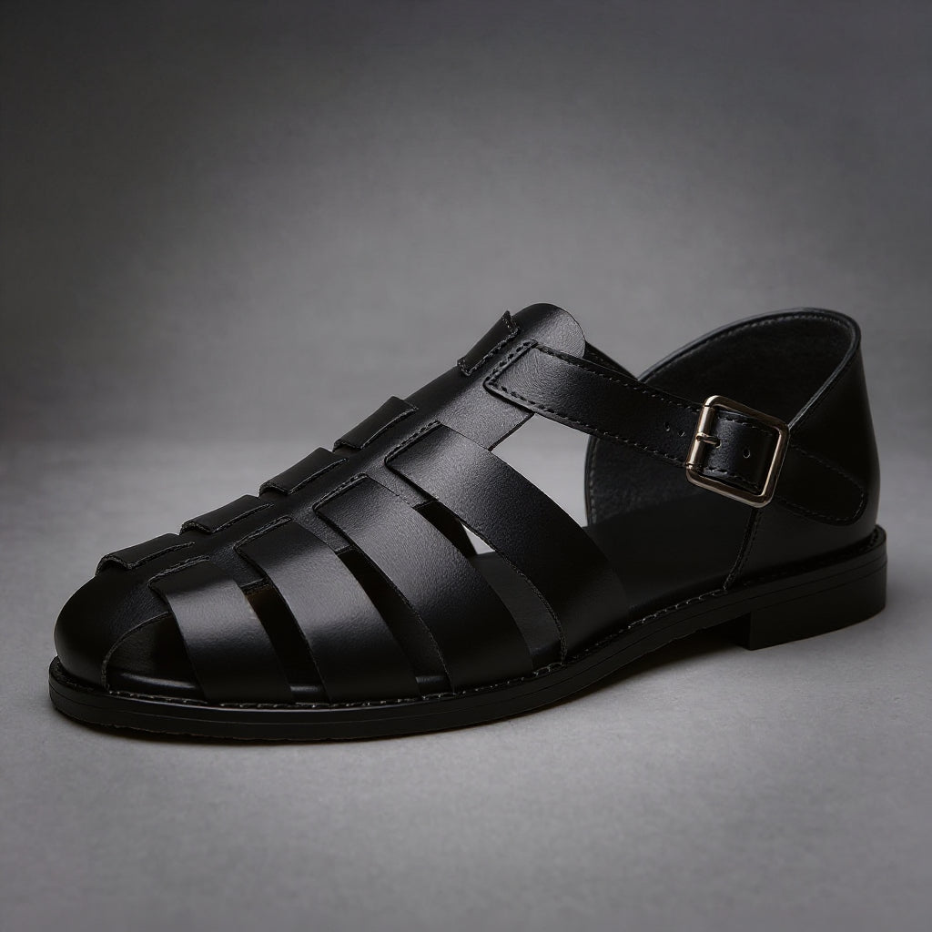 Olivia Leather Fisherman Sandal