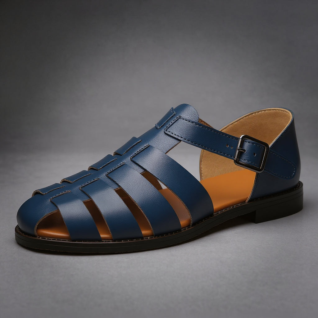 Olivia Leather Fisherman Sandal