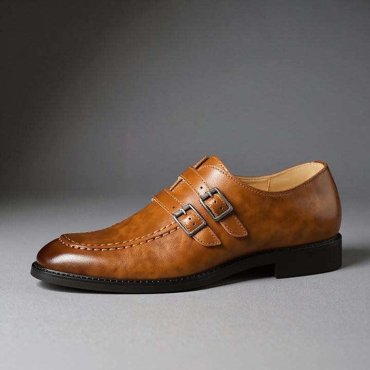Nathan Double Monk Strap Loafer