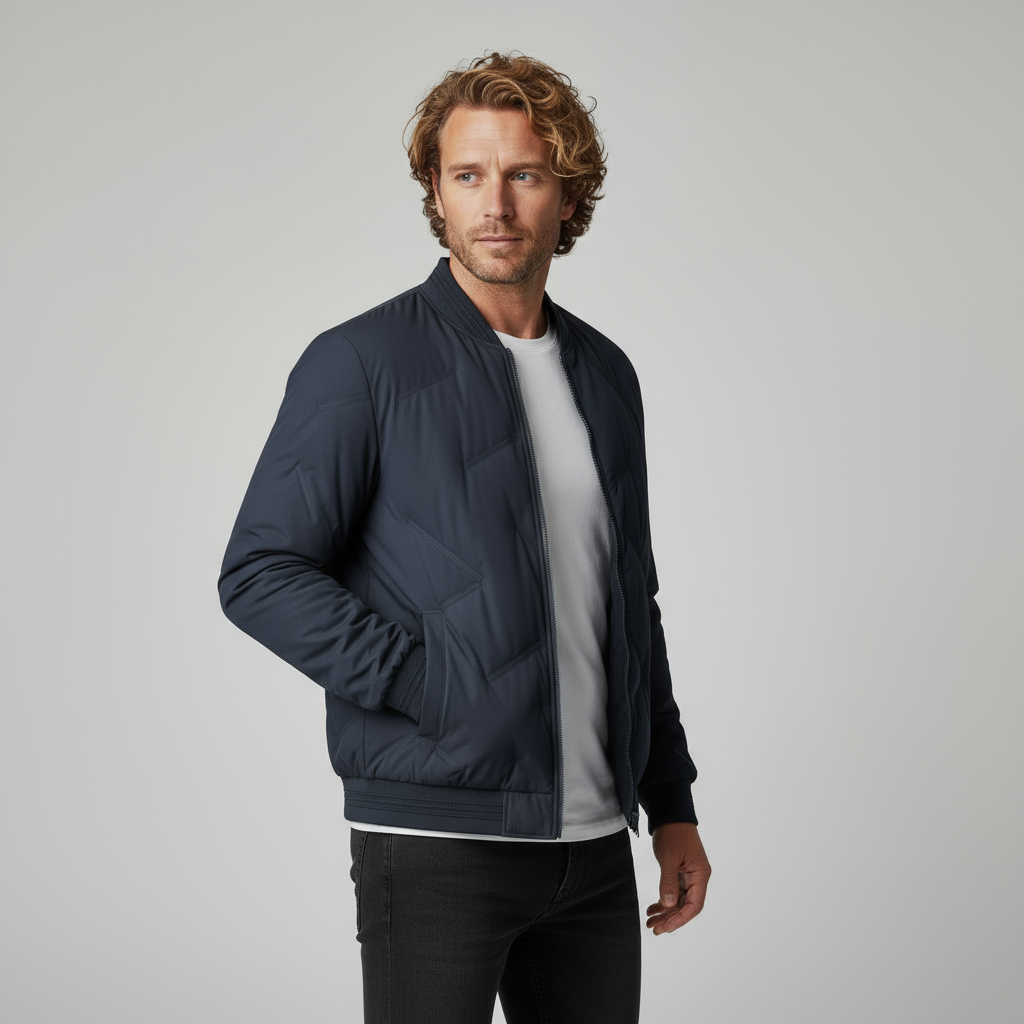 Jake Quilted Bomber Jacket