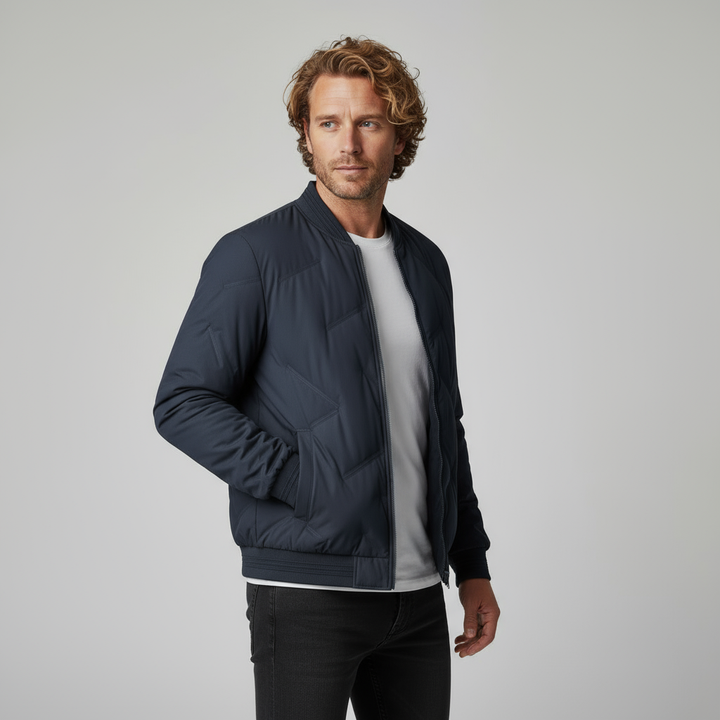 Jake Quilted Bomber Jacket