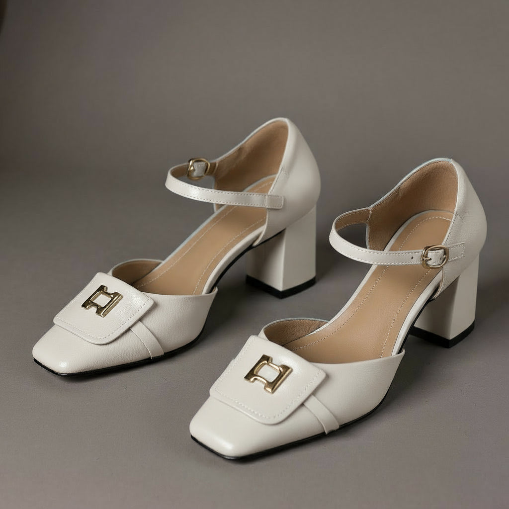 Rachel Block Heel Pump