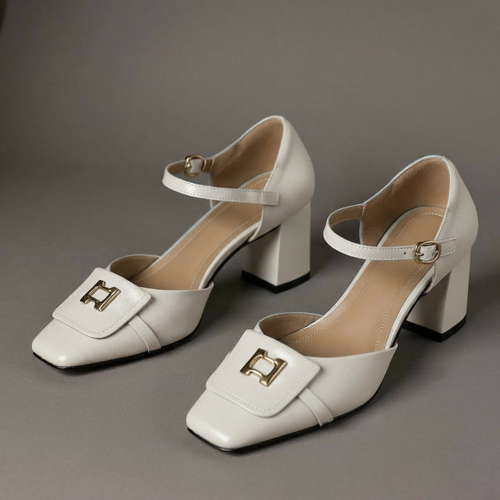 Rachel Block Heel Pump