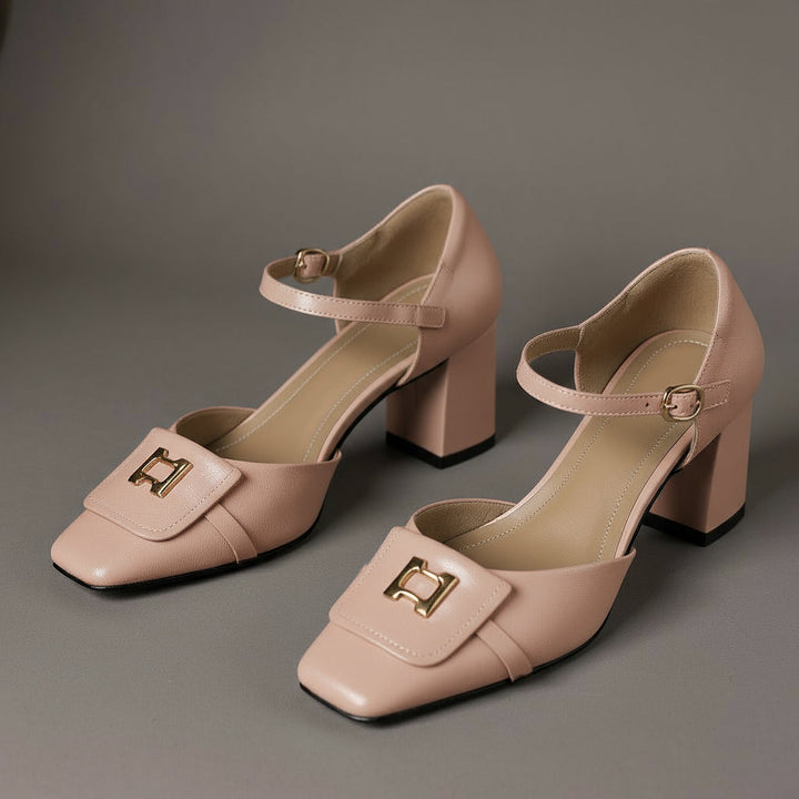 Rachel Block Heel Pump