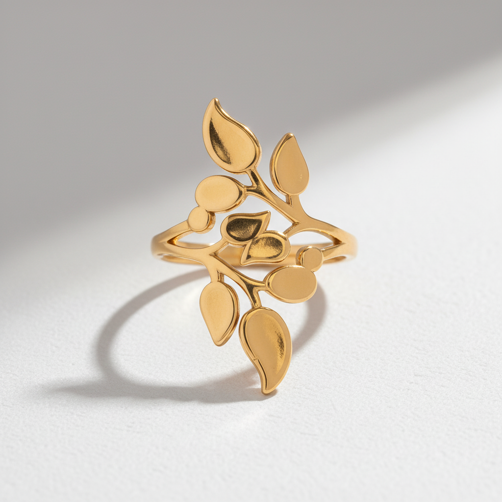 Velour Botanical Ring