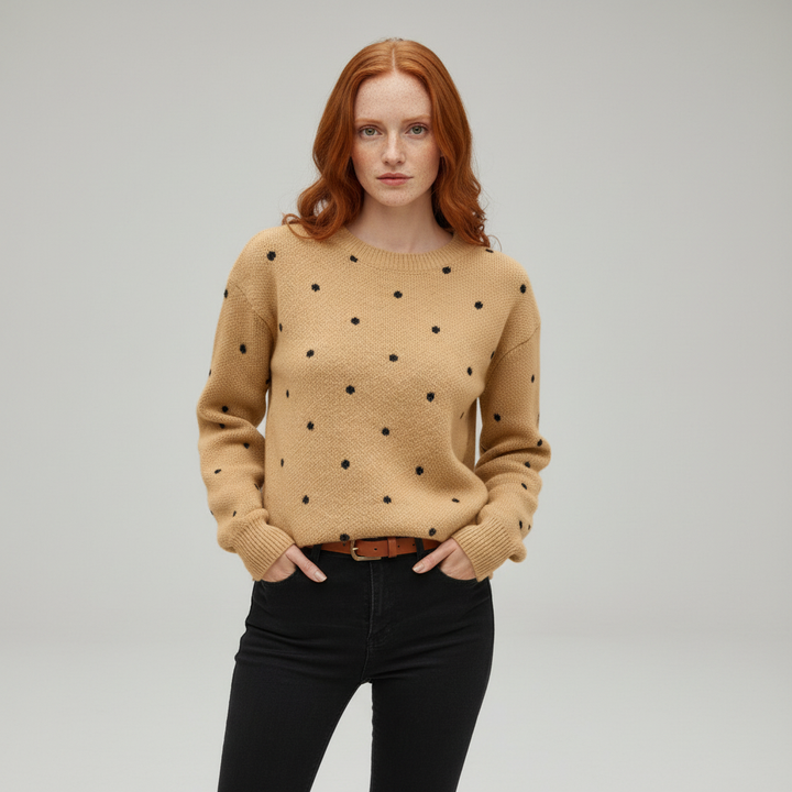 Tiffany Polka Dot Sweater