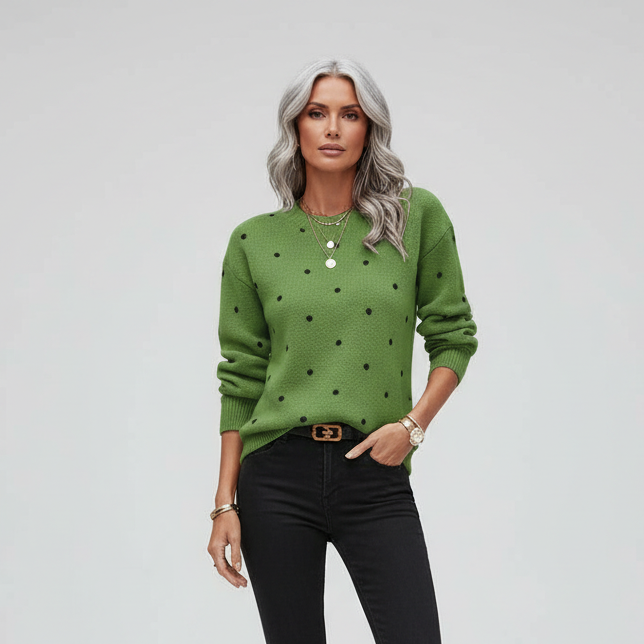 Tiffany Polka Dot Sweater