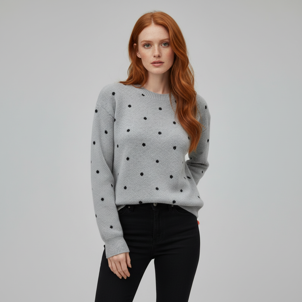 Tiffany Polka Dot Sweater