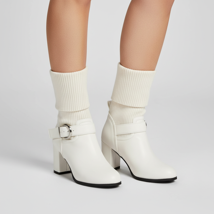 Cassidy Block Heel Ankle Boot