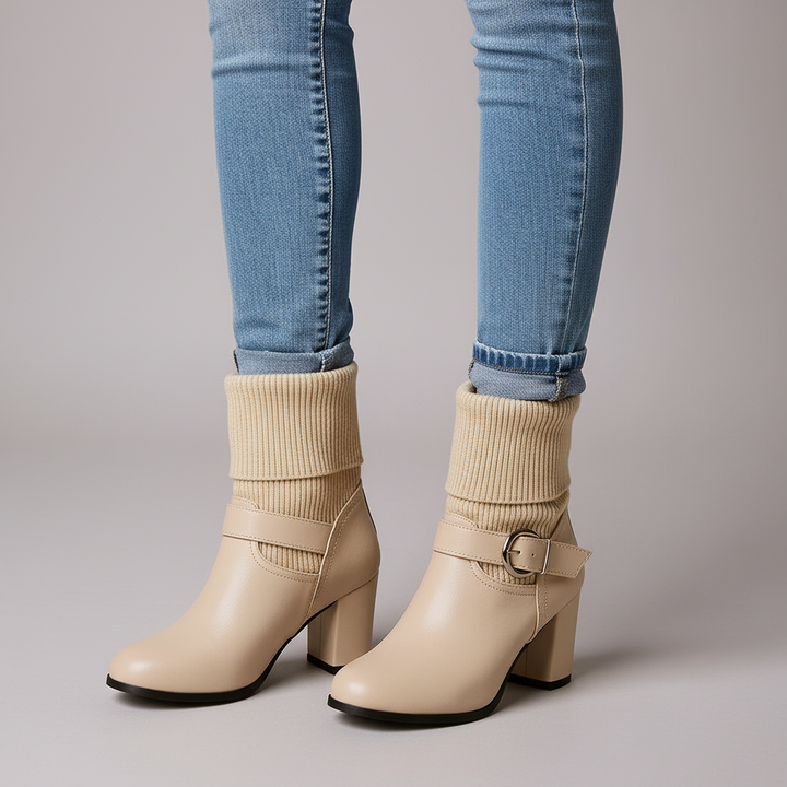Cassidy Block Heel Ankle Boot