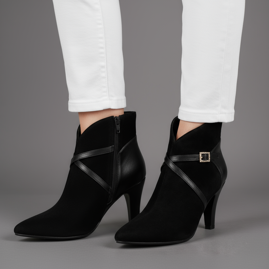 Megan Pointed-Toe Ankle Boot