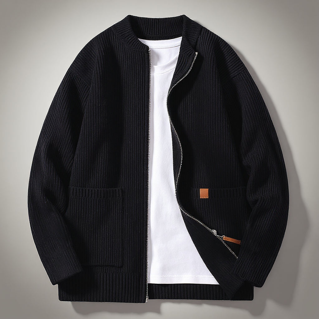 Blake Ribbed Knit Cardigan