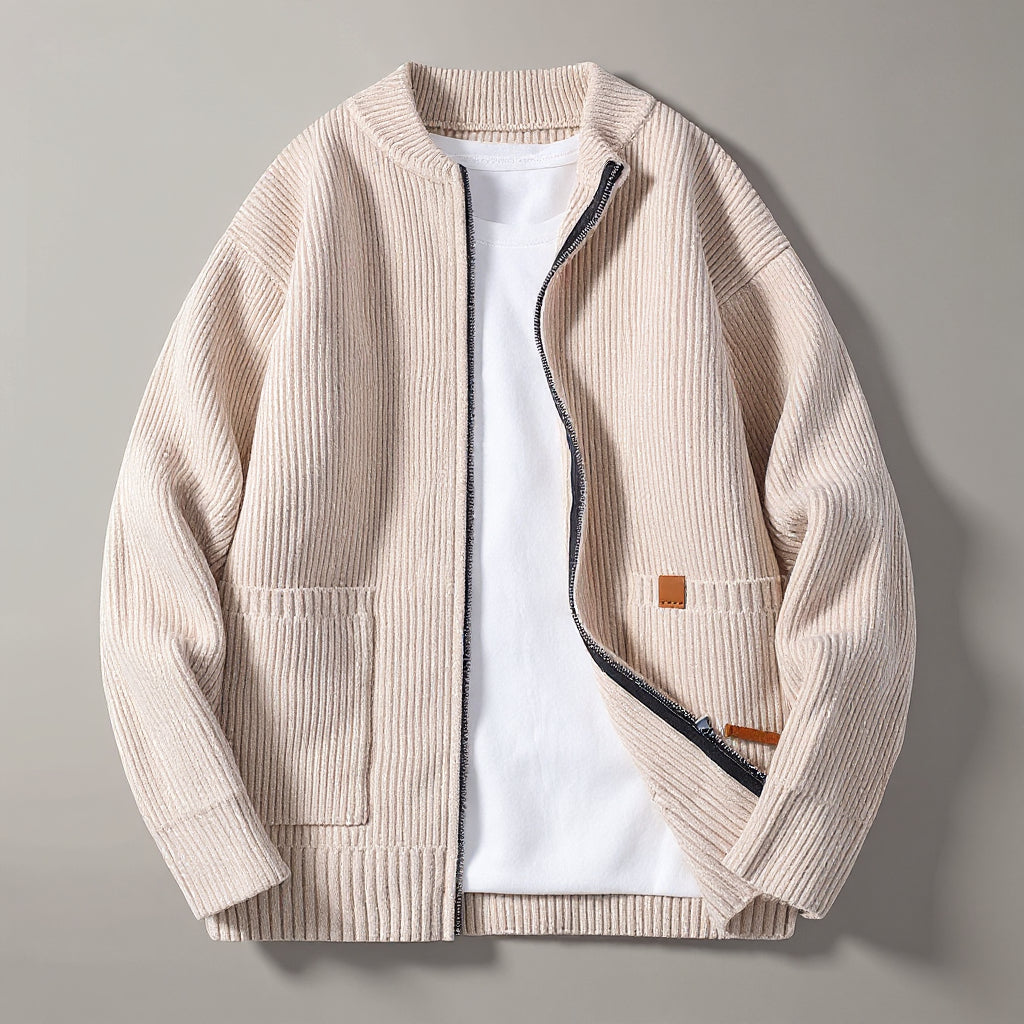 Blake Ribbed Knit Cardigan