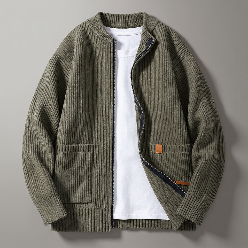 Blake Ribbed Knit Cardigan