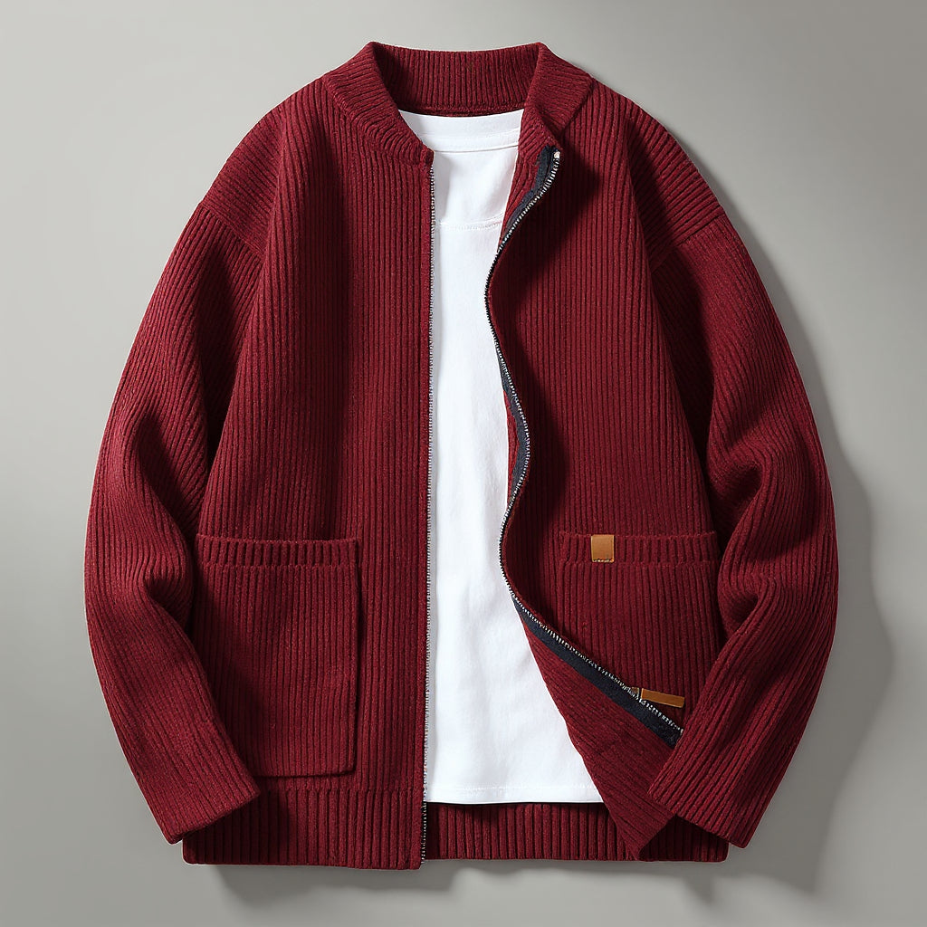 Blake Ribbed Knit Cardigan