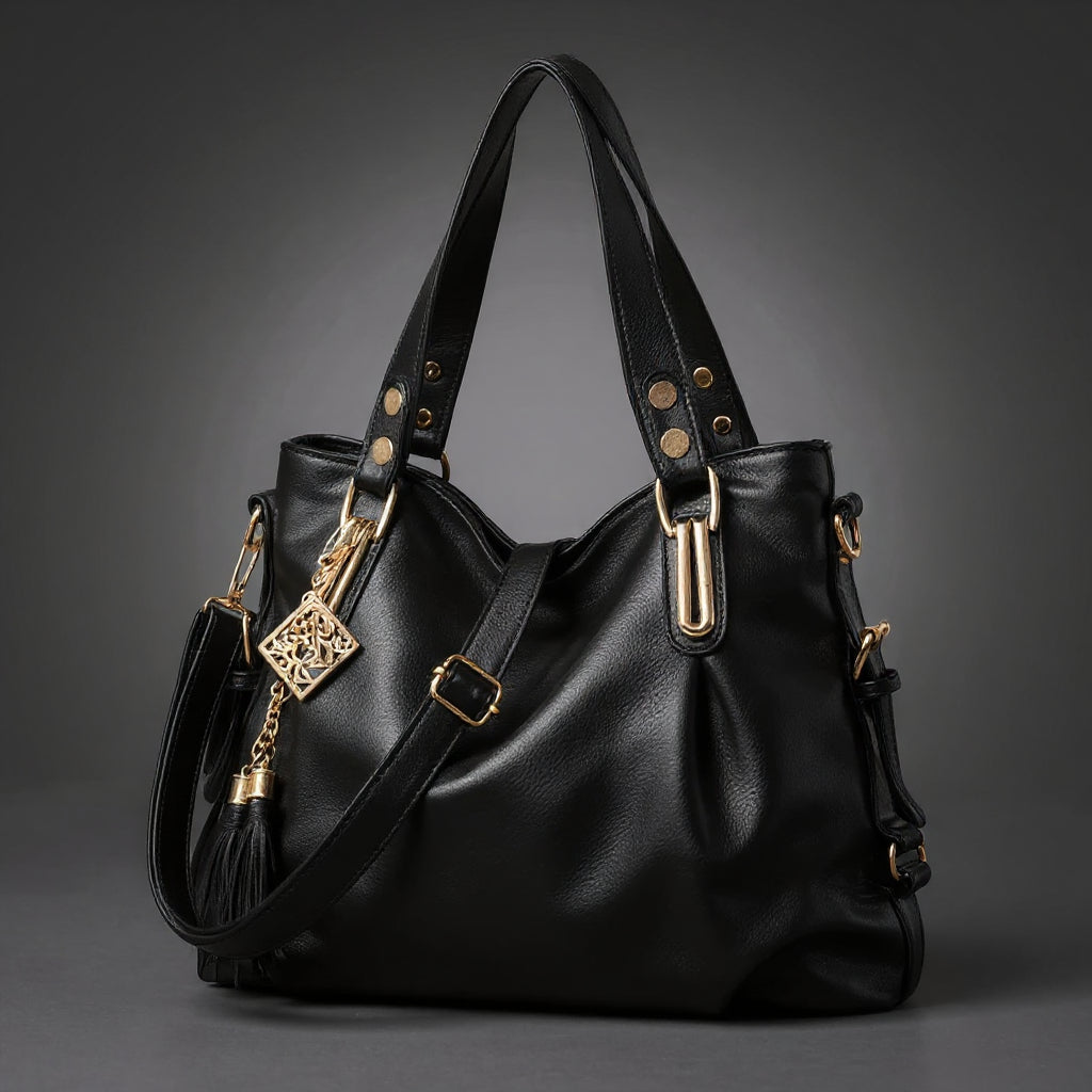 Brittany Retro Leather Tote