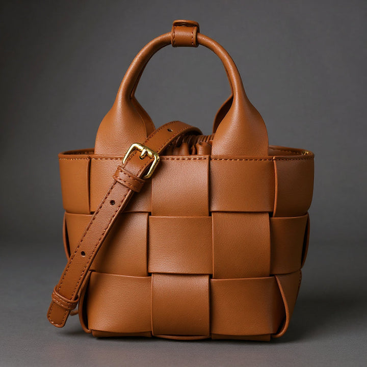 Dana Woven Mini Basket Bag