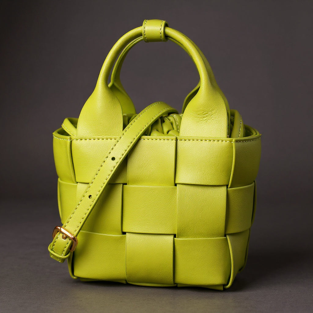 Dana Woven Mini Basket Bag