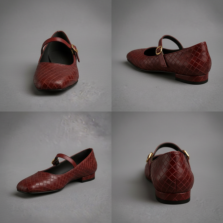 Dana Woven Mary Jane Flat