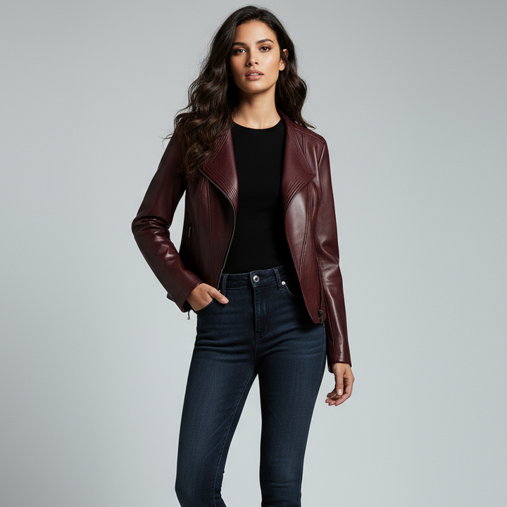 Tiffany Tailored Leather Jacket