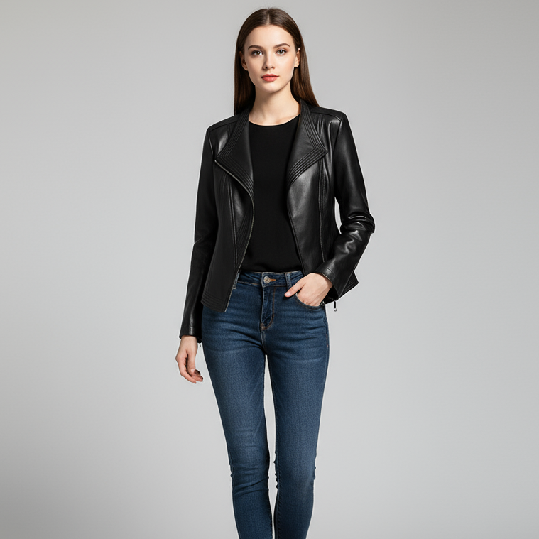 Tiffany Tailored Leather Jacket