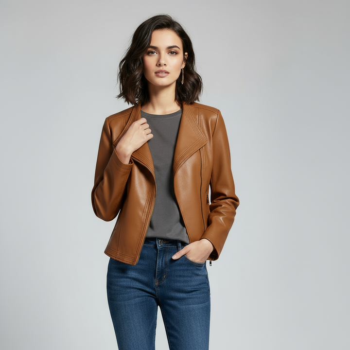 Tiffany Tailored Leather Jacket