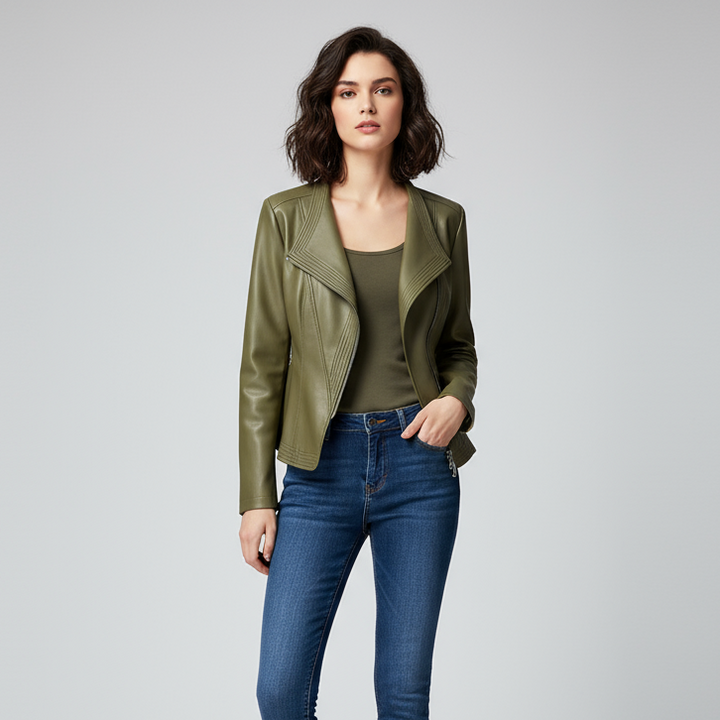 Tiffany Tailored Leather Jacket