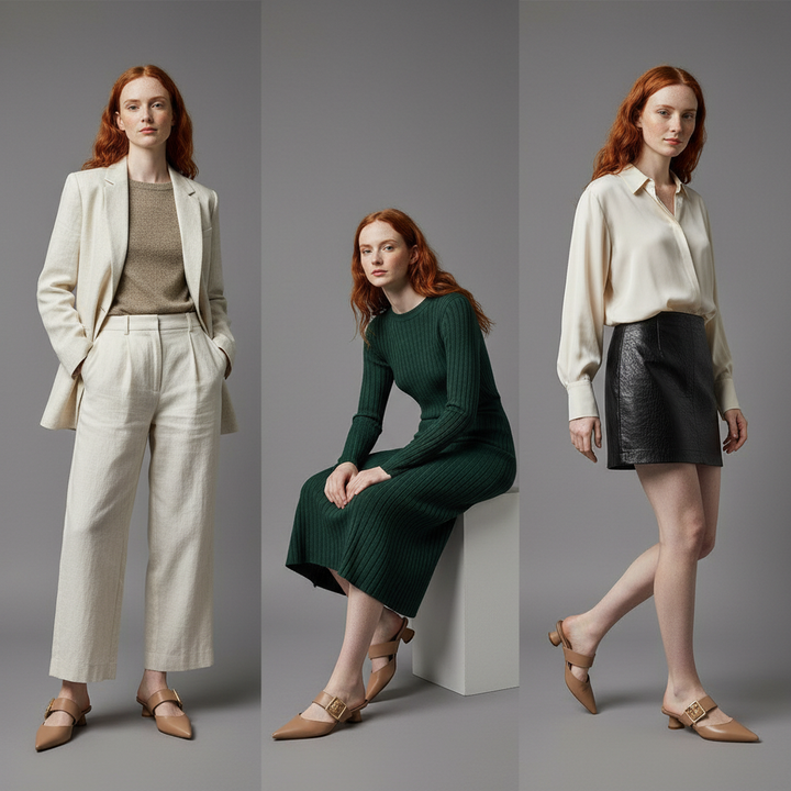 Natalie Buckle Mule