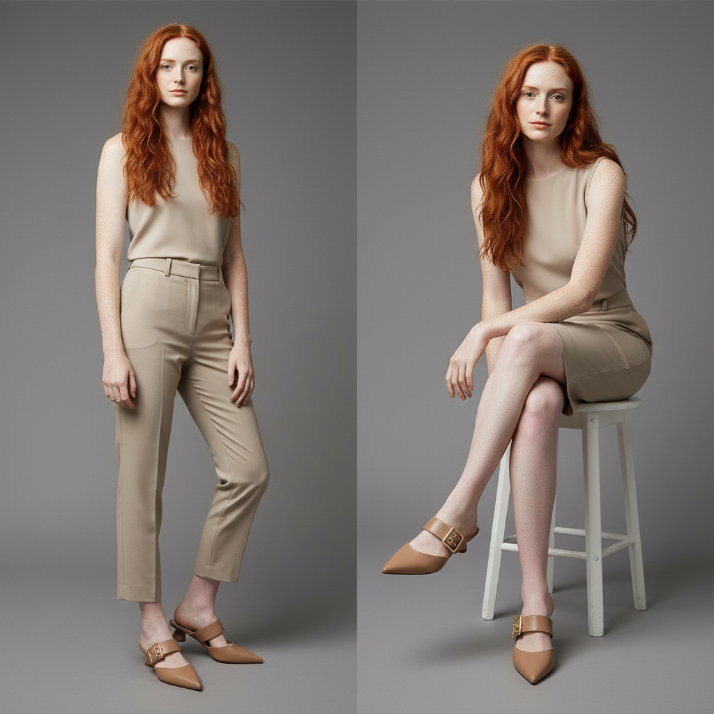 Natalie Buckle Mule