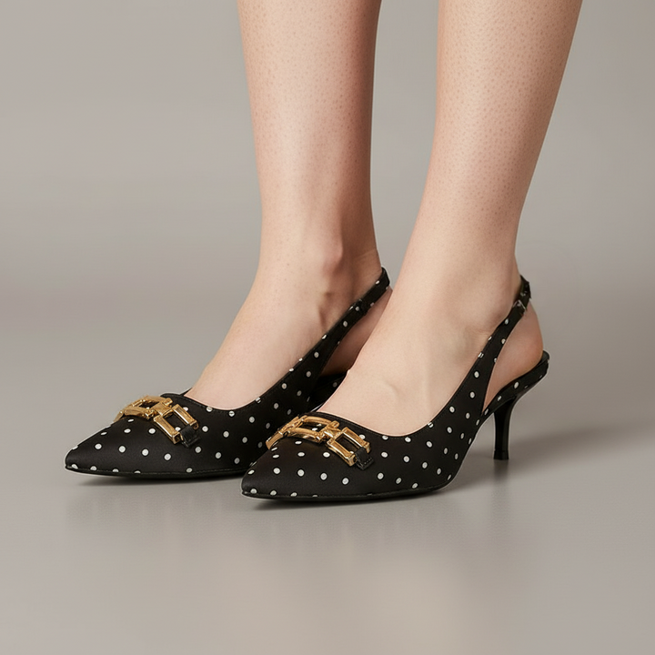 Stephanie Slingback Kitten Heel
