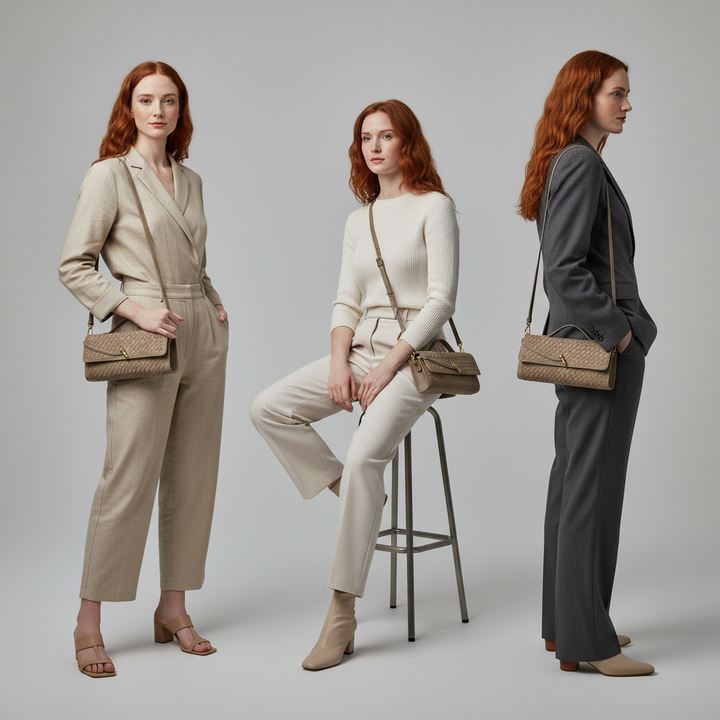 Natalie Woven Crossbody Bag