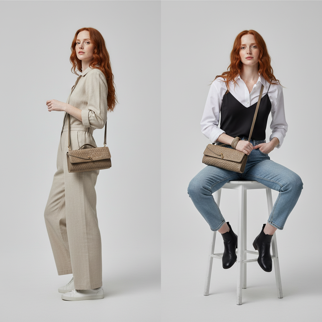 Natalie Woven Crossbody Bag