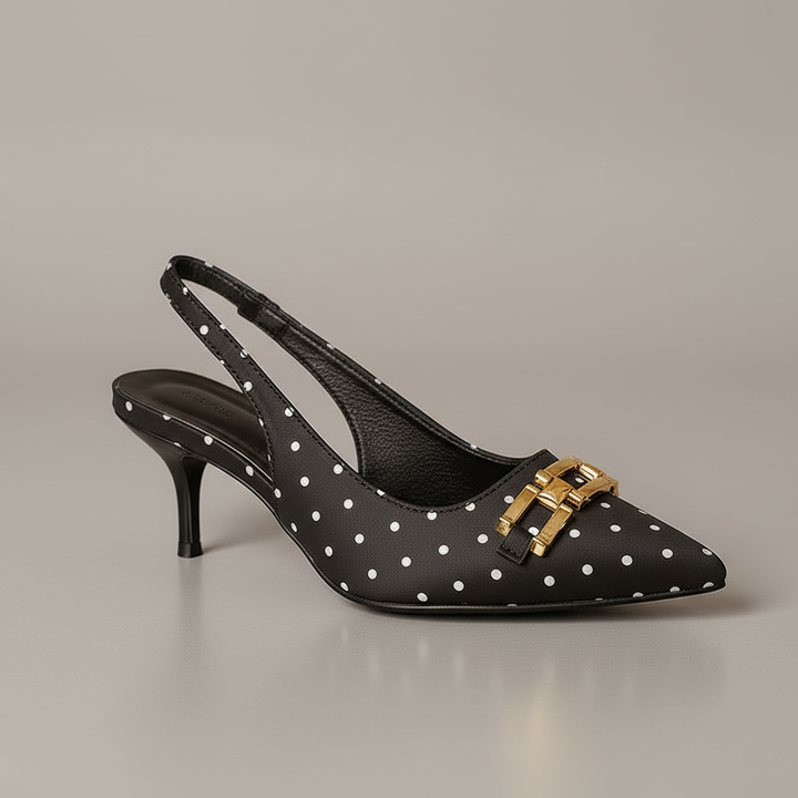 Stephanie Slingback Kitten Heel