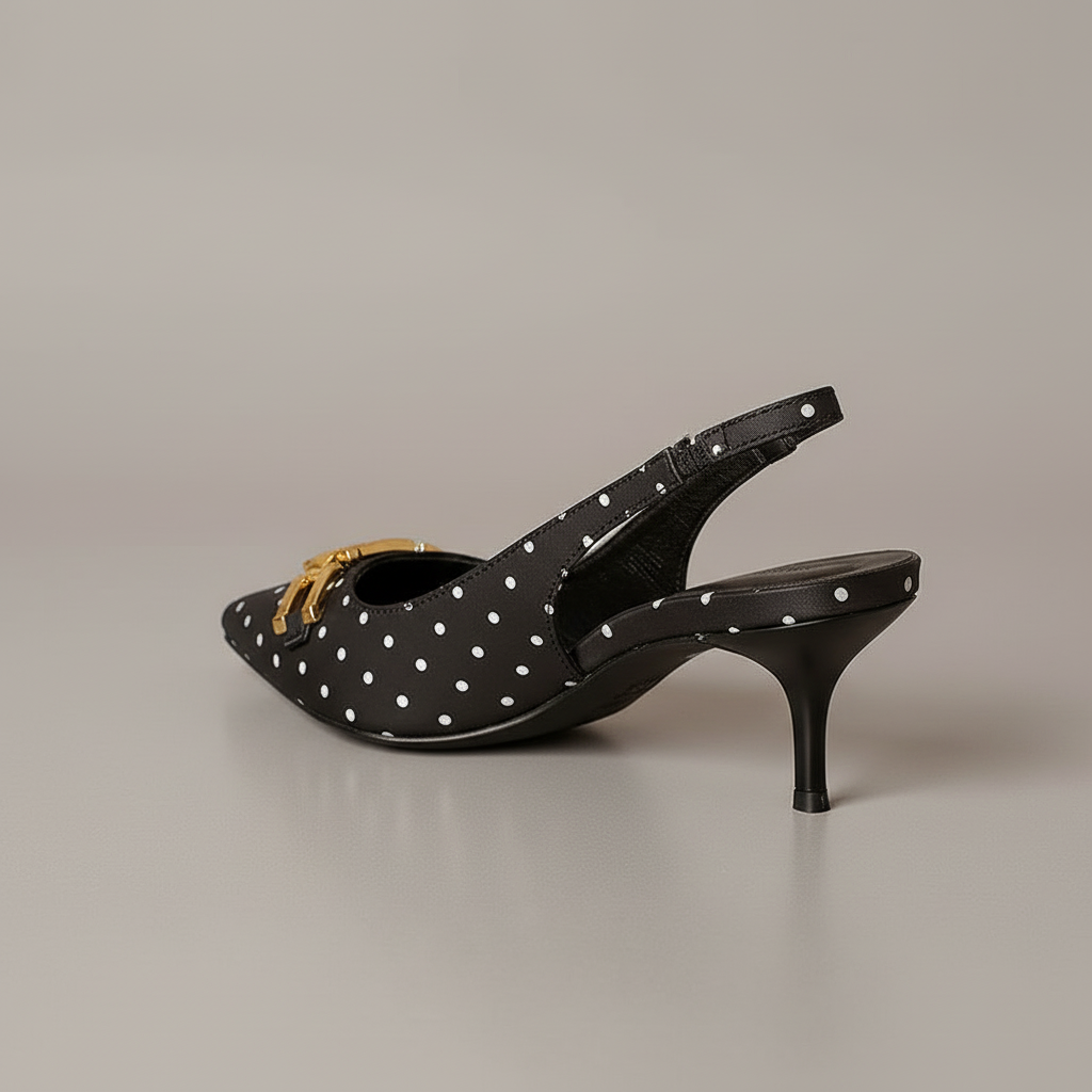 Stephanie Slingback Kitten Heel