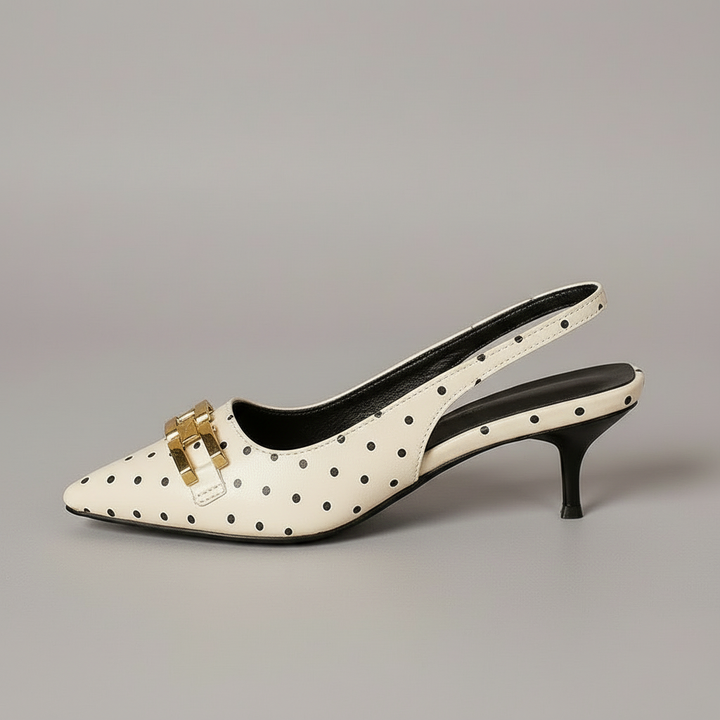 Stephanie Slingback Kitten Heel